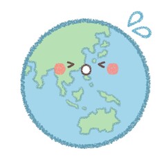 汗をかいて困る地球