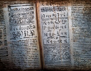 old book pages with latin writings texture background