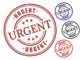 Important Alert Stamp Vector Pack, Grunge Style Urgent Notice Icons  
