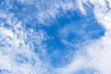 夏の空　青空と雲163