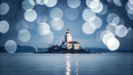 Obraz premium oil rig drilling platform