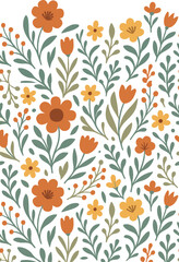 flower seamless pattern design