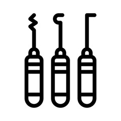 lockpick line icon