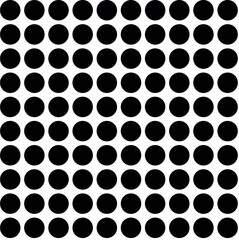 Dotted Circle Pattern Vector Illustration – Geometric Polka Texture with Simple Retro Shapes for Digital Backdrops, Paper Crafts, and Interior Decor Use