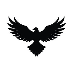 Obraz premium eagle with wings vector illustration