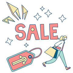 Back to school vector illustration with fun cartoon design and education concept