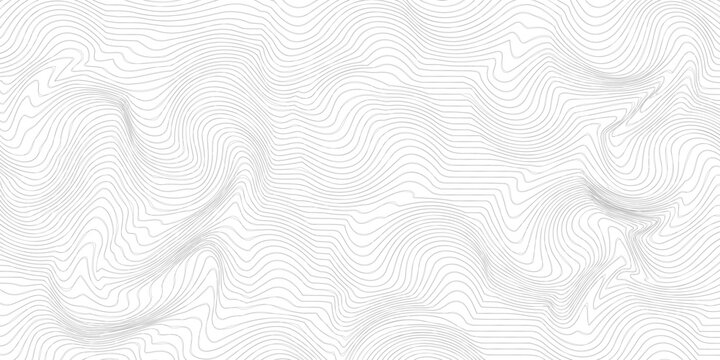 Grey contour line seamless background.