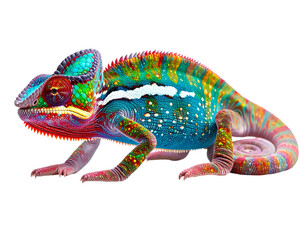 Vibrant Chameleon Illustration