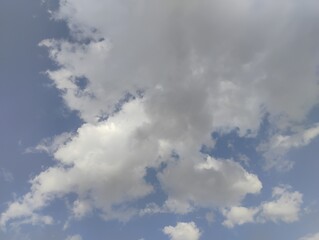 blue sky with clouds