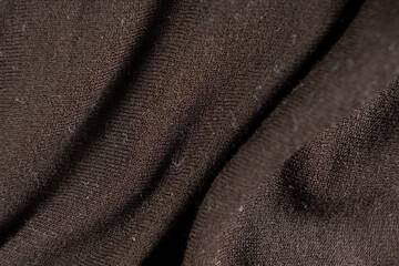 Old shabby synthetic, polyamide and elastane fabric, macro texture
