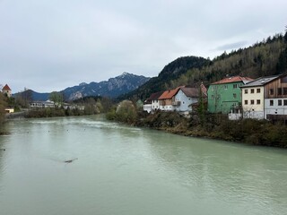 Naklejka premium scenery in Füssen, Bavaria, Germany