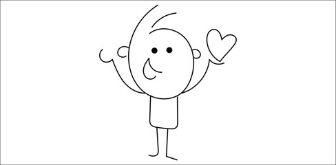 person,heart,joy high resolution vector happy emotion for positive vibes wellness branding social media designs and web marketing assets joyful energy themes