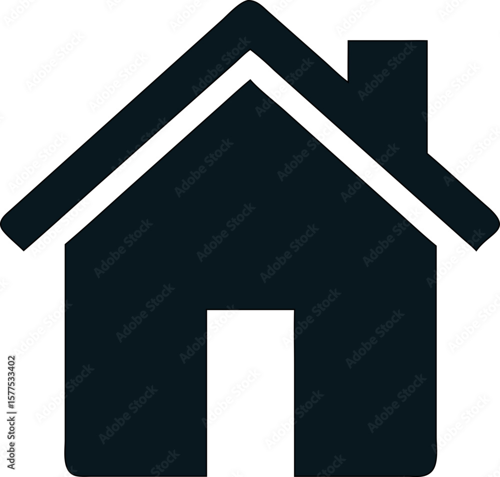 Poster home page icon silhouette vector for responsive web or mobile app ui.