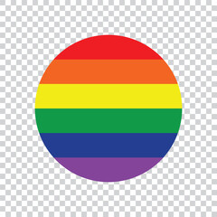 Rainbow Circle Pride Flag