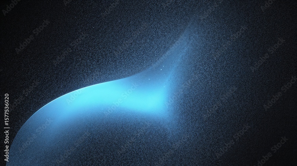 Poster space nebula and star field in deep blackness. a mesmerizing image of a deep space nebula filled wit