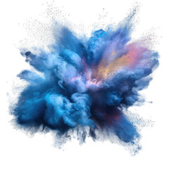 Fototapeta premium Abstract explosion of vibrant, swirling pastel colors