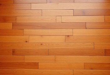 Horizontal parquet wood floor, rich brown tones, subtle grain variations,  surface,  flooring