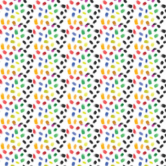 Colorful Abstract Brush Stroke Pattern Seamless Texture Background