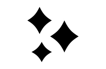 シンプルなブラックのキラキライラスト2-12