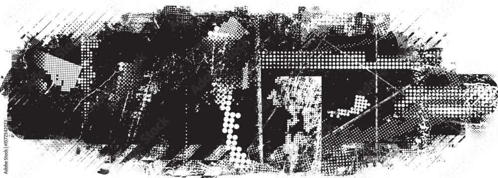 Poster grunge textured banner with rough edges. speckled texture. overlay grunge texture . simply place tex