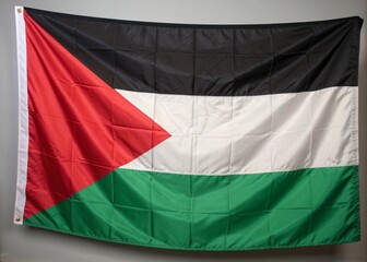 Fototapeta premium Flag of Palestine—Palestinian National Symbol and Identity