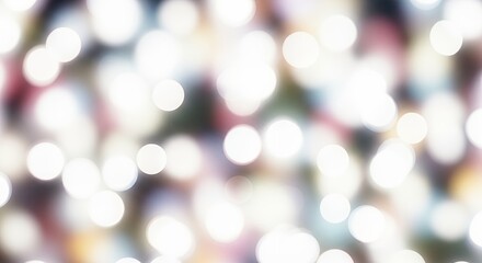 Dreamy Soft Bokeh Lights Abstract Background
