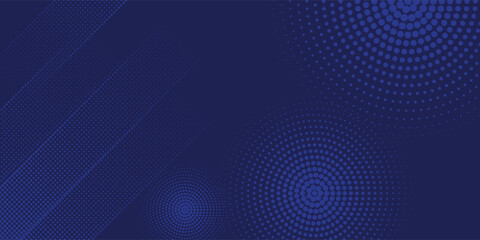 Obraz premium Bright navy blue dynamic abstract vector background with diagonal lines. Trendy classic color of 2020. 3d cover of business presentation banner for sale event