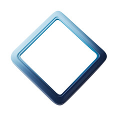 blank blue button PNG