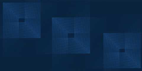 Fototapeta premium Dark blue background. Modern line stripes curve abstract presentation background. Luxury paper cut background. Abstract decoration, golden pattern, halftone gradients, 3d Vector illustration