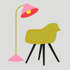 vector illustration of a dog with a bone