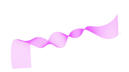 Abstract colorful wave element for design. Digital frequency track equalizer. Stylized line art background. 