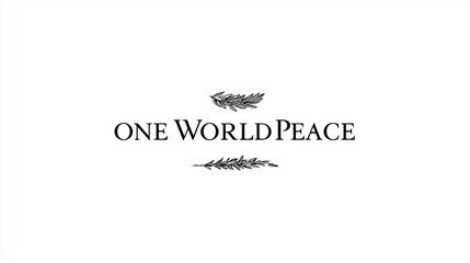 Global peace initiatives world graphic design inspirational digital