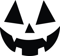 Jack-O'-Lantern Faces Vector – Halloween Pumpkin Carving design for Cricut, Stickers, and Spooky Decor