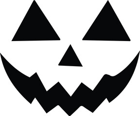 Jack-O'-Lantern Faces Vector – Halloween Pumpkin Carving design for Cricut, Stickers, and Spooky Decor