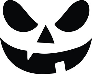 Jack-O'-Lantern Faces Vector – Halloween Pumpkin Carving design for Cricut, Stickers, and Spooky Decor