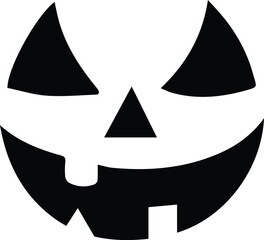 Jack-O'-Lantern Faces Vector – Halloween Pumpkin Carving design for Cricut, Stickers, and Spooky Decor