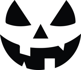 Jack-O'-Lantern Faces Vector – Halloween Pumpkin Carving design for Cricut, Stickers, and Spooky Decor