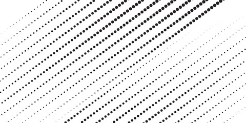 Set of halftone dots gradient pattern texture isolated on white background. Straight dotted spots using halftone circle dot raster texture. Vector blot half tone collection.