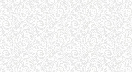 Elegant Swirl Pattern Background Graceful Floral Design for Creative Projects