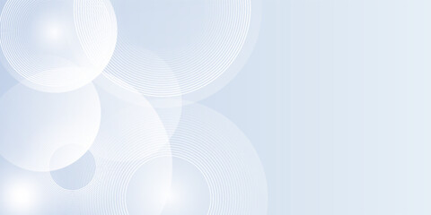 Abstract blue modern background with circle elements. Digital technology concept. vector illustration art