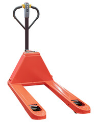 Orange pallet jack