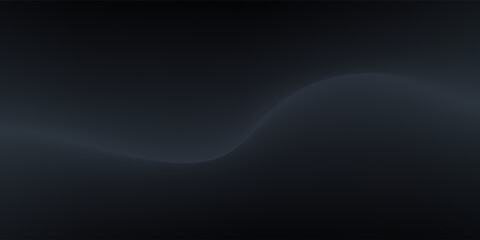 Black dark gray blue abstract elegant background. Drapery. Curtain. Fabric material. Soft folds. Wave stripe line. Gradient. vector background illustration eps10