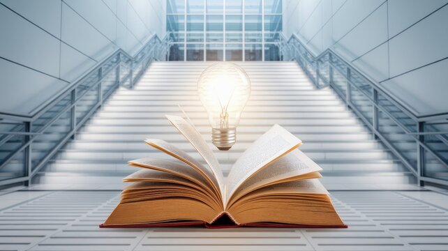 Knowledge Illuminates the Path: An Open Book Leading to Enlightenment