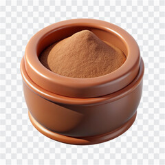 3D Cocoa Powder Container AI | Food Packaging Vector, Baking Ingredient Icon