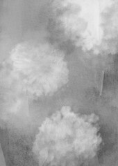 イラスト素材 モノクロの水彩風背景素材