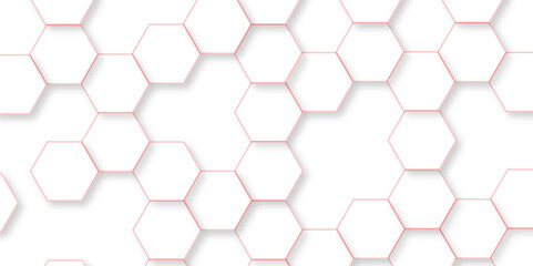 Geometric abstract hexagon technology background.. Abstract honeycomb background.. Vector illustration of hexagons pattern, Creative idea for medical technology or science design.	