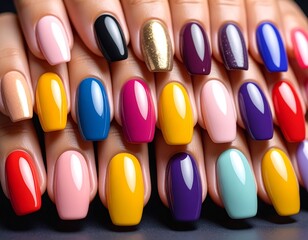 Obraz premium Nails colors