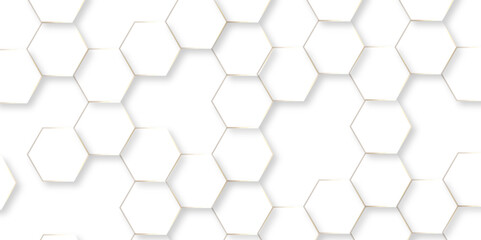 Geometric abstract hexagon technology background.. Abstract honeycomb background.. Vector illustration of hexagons pattern, Creative idea for medical technology or science design.	