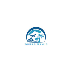 Travel agency business logo design.