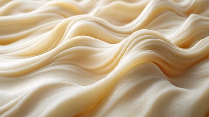 Obraz premium Fresh plain noodles arranged beautifully for culinary presentation high resolution picture